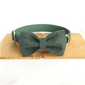 MUTTCO pet collar bow traction set (Option: Set-XL)